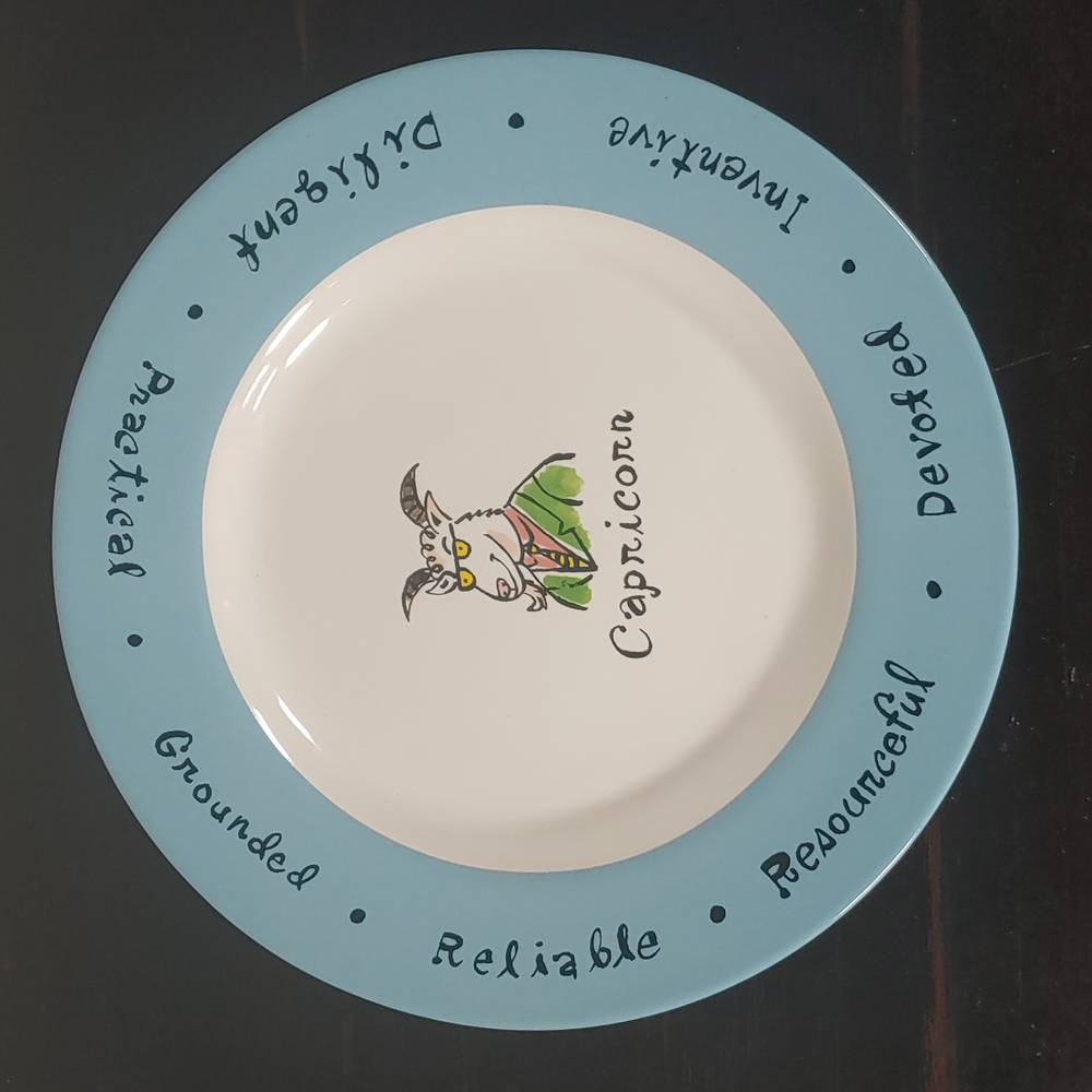 Pottery Barn Capricorn Plate 8 inch